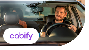50% OFF en tu viaje con Cabify