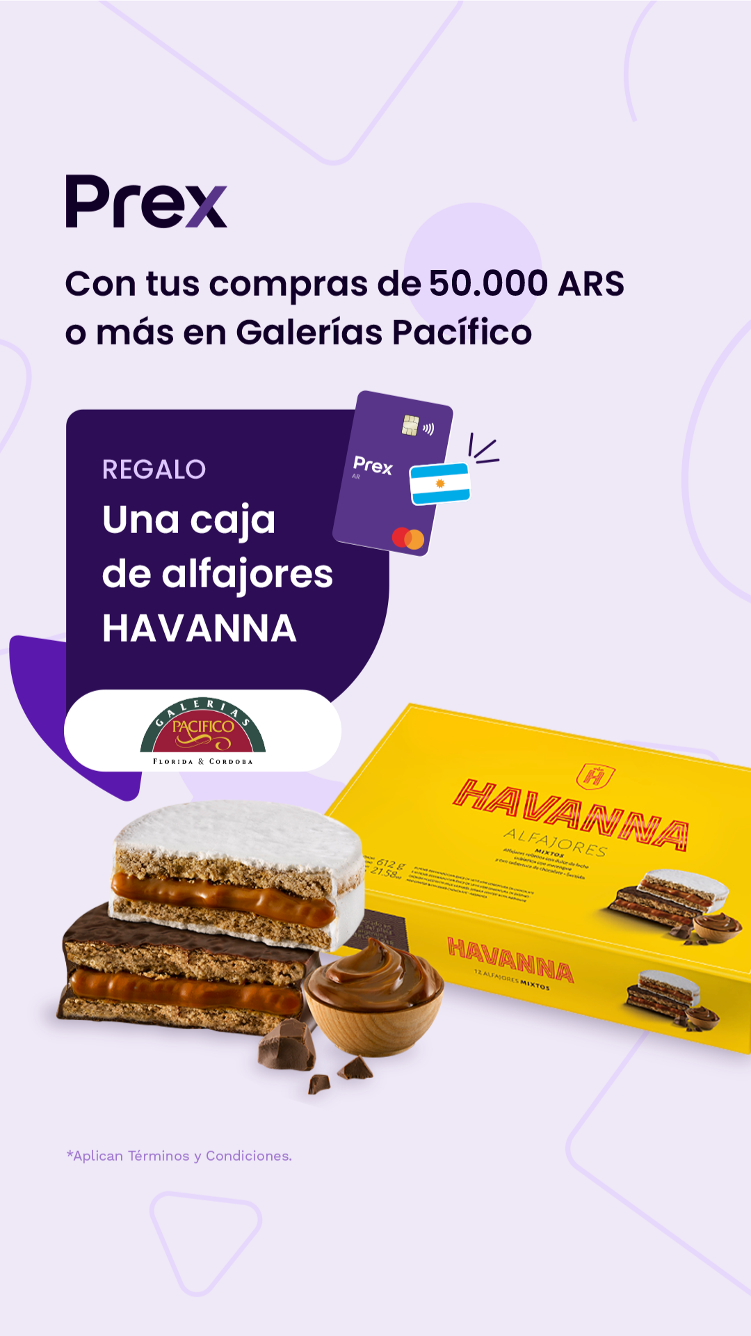 Llevate una caja de alfajores Havanna